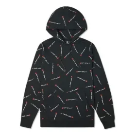 Padrão Love Full Print Desportivo Estilo Casal Preto