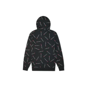 Padrão Love Full Print Desportivo Estilo Casal Preto