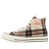 Plaid Chuck 1970s “Creme-branco-cinza”