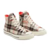 Plaid Chuck 1970s “Creme-branco-cinza”