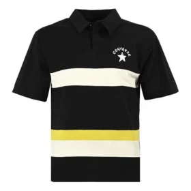 Polo com logótipo em blocos de cor Tamanhos asiáticos “Preto Branco” Polo com logótipo em blocos de cor Tamanhos asiáticos “Preto Branco”