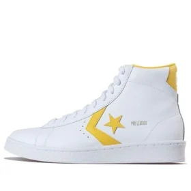 Pro Leather High “Branco Amarelo”
