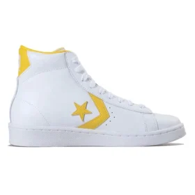 Pro Leather High “Branco Amarelo”