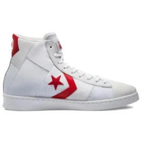 Pro Leather High “Summer Drip – Branco/Vermelho Universidade”
