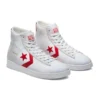 Pro Leather High “Summer Drip – Branco/Vermelho Universidade”