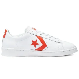 Pro Leather Low “Color Pop – Branco Poppy Brilhante”
