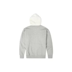 Pullover com capuz bordado Converse x Bugs Bunny para homem, mangas compridas, cinzento casual Pullover com capuz bordado Converse x Bugs Bunny para homem, mangas compridas, cinzento casual