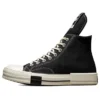 Rick Owens x DRKSHDW DRKSTAR Chuck 70 High “Preto”