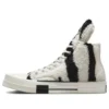 Rick Owens x DRKSHDW TURBODRK Chuck 70 High “Zebra”