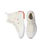 Run Star Hike Platform High “Embroidered Floral – Egret”