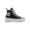 Sapatos casuais Chuck Taylor All Star de cano alto com sola com saliências “Preto Branco”