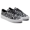 Sapatos casuais de lona de cano baixo elegantes Skidgrip com estampado preto e cinzento “Black Gray”