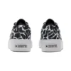 Sapatos casuais de lona de cano baixo elegantes Skidgrip com estampado preto e cinzento “Black Gray”