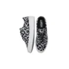 Sapatos casuais de lona de cano baixo elegantes Skidgrip com estampado preto e cinzento “Black Gray”