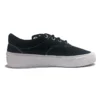 Sapatos casuais de lona retro de cano baixo SkidGrip, elegantes, em preto e branco