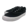 Sapatos casuais de lona retro de cano baixo SkidGrip, elegantes, em preto e branco