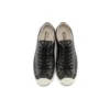 Sapatos casuais Jack Purcell de cano baixo, antiderrapantes e resistentes ao desgaste, versão preta