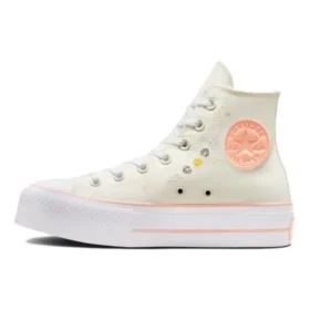 Sapatos Chuck Taylor All Star Lift HI “Floral Embroidery”