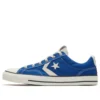 Sapatos de skate retro casuais Star Player unissexo azul e branco