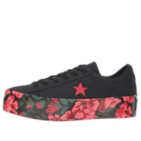 Sapatos One Star Ox Preto/Vermelho