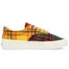 Skid Grip Low “Twisted Plaid – Egret”