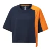 Série Capsule Camiseta de manga curta com gola redonda em cores contrastantes