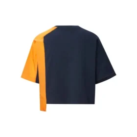 Série Capsule Camiseta de manga curta com gola redonda em cores contrastantes