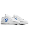 Star Player 76 Couro e Metalizado “Vintage Branco Azul Preto”