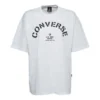 T-shirt Boxy em malha de palmeira Areca Tamanhos asiáticos “Branco Preto”