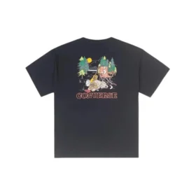 T-shirt Campside Tamanhos asiáticos “Preto”