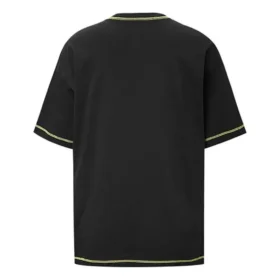 T-shirt casual Tamanhos asiáticos “Preto Amarelo”
