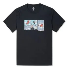T-shirt Chuck com desenho animado Tamanhos asiáticos “Preto”