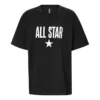 T-shirt Chuck Taylor All Star com logótipo, tamanhos asiáticos “Preto Branco”