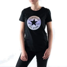 T-shirt Chuck Taylor All Star T-shirt Tamanhos asiáticos “Preto Branco”