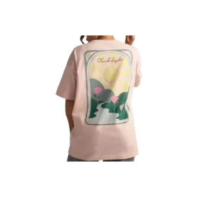 T-shirt Chuck Taylor High Summer Art OS Tamanhos asiáticos “Pink Sage”