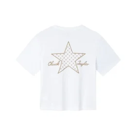 T-shirt Chuck Taylor Star Graphic Tamanhos asiáticos “Branco” T-shirt Chuck Taylor Star Graphic Tamanhos asiáticos “Branco”