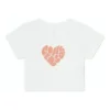 T-shirt Colourful Heart Tamanhos asiáticos “Branco”