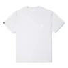 T-shirt com bolso bordado Tamanhos asiáticos “Branco”