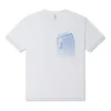 T-shirt com bolso com fecho Tamanhos asiáticos “Branco”