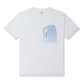T-shirt com bolso com fecho Tamanhos asiáticos “Branco” T-shirt com bolso com fecho Tamanhos asiáticos “Branco”