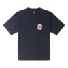 T-shirt com bolso e patch de fruta Tamanhos asiáticos “Preto”