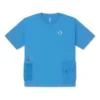 T-shirt com bolso para bebidas de verão Tamanhos asiáticos “Azul”
