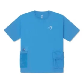 T-shirt com bolso para bebidas de verão Tamanhos asiáticos “Azul” T-shirt com bolso para bebidas de verão Tamanhos asiáticos “Azul”