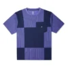 T-shirt com bolsos em jersey com blocos de cor Tamanhos asiáticos “Roxo”