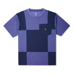 T-shirt com bolsos em jersey com blocos de cor Tamanhos asiáticos “Roxo” T-shirt com bolsos em jersey com blocos de cor Tamanhos asiáticos “Roxo”