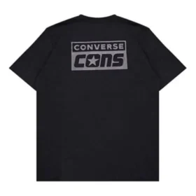 T-shirt com Estampado Cons Tamanhos Ásia “Preto”