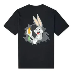 T-shirt com Estampado Converse x Bugs Bunny Tamanhos Asiáticos “Preto”