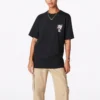 T-shirt com Estampado Converse x Bugs Bunny Tamanhos Asiáticos “Preto”