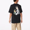 T-shirt com Estampado Converse x Bugs Bunny Tamanhos Asiáticos “Preto”