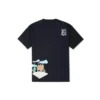 T-shirt com Estampado Desert Tamanhos Asiáticos “Preto”